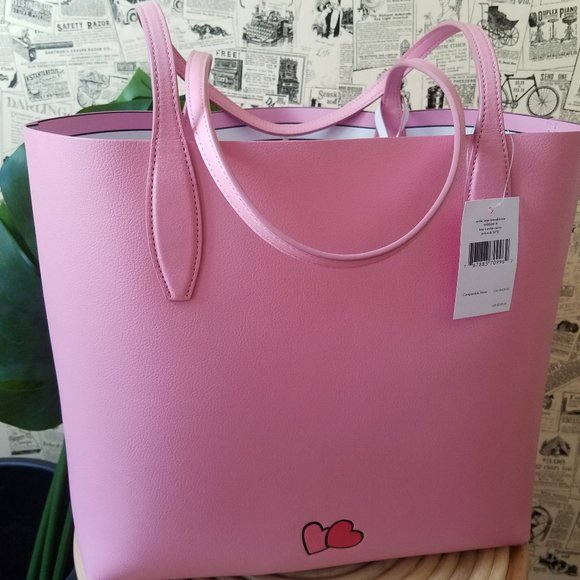 Kate Spade Archie Comics Tote Pink Multi Reversibl - Picture 5 of 9